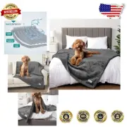 Extra Large Reversible Dog Blanket - 90" Waterproof Sherpa for Indoor & Outdoor