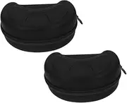[MOBUTOFU] Eva Goggles Storage Case for Motorcycle 2pcs Hard Case Zipper Durable for Ski Glasses