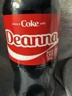 Share a Coke with Deanna 2025 Personalized Gift Coca~Cola Bottle 20oz Dee