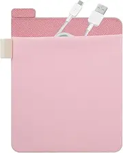 Pink External Hard Drive Holder - External Hard Drive Adhesive Carrying Case,Reusable Sleeve Storage Organizer Computer Hard Drive Bags and Cases for Battery Pack, Computers and Accessories
