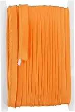 uxcell Maxi Piping Bias Tape, 20 Yards Piping Trim with Cord Satin Binding Lip Cord Trim Fit for Sewing Garment Webbing Trimming Crafts Decorating - (Orange)
