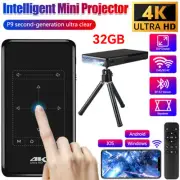 Mini 4K HD Smart Projector Android WiFi Bluetooth 1080P 2G+32G Home Theater