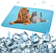 Summer Pet Cooling Mat Portable Ice Silk Dogs Cats Crate Sofa Floor Car Seat Pad