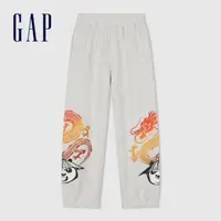 在飛比找momo購物網優惠-【GAP】男童裝 Gap x 功夫熊貓聯名 Logo印花束口