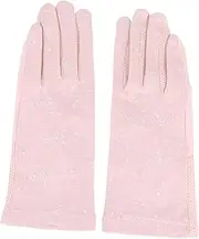 [HANABASS] Summer Woman Gloves Uv Protection Comfortable Elastic Touchscreen Gloves Light Pink Stylish