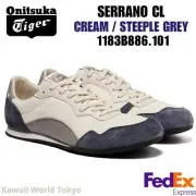 Onitsuka Tiger SERRANO CL CREAM / STEEPLE GREY 1183B886 101 UNISEX NEW! F/S