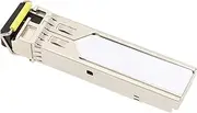 1.25G SFP Transceiver, 1.25G Single Mode SFP LC Module Up to 10 Km, T×1550/R×1310nm Fiber Transceiver Support DDM for Routers, Firewalls, Etc