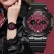 【CASIO】G-SHOCK 勃根地酒紅系列 雙顯手錶 GMA-S120RB-1A