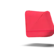 Bugaboo Donkey 2 sun canopy Neon red