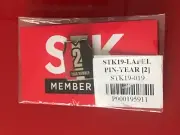 AFL 2019 ST KILDA Saints Football Club 2 YEAR MEMBER Pin Badge