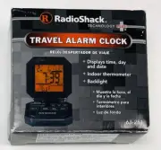 VTG RADIO SHACK Technology Plus TRAVEL ALARM CLOCK Thermometer 63-251 NIB NEW
