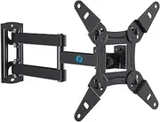 Full Motion TV Wall Mount Bracket Articulating Arms by Pipishell 13"-42" Full Motion TV Monitor Mount Black