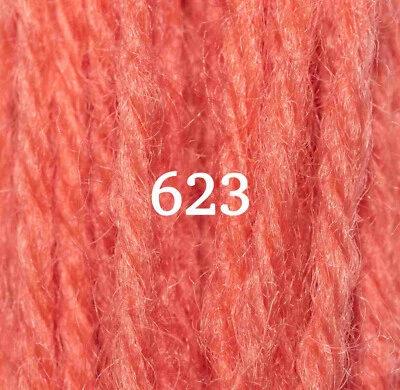Appleton Tapestry Wool - 11 Yd Skein - Flamingo Pink Color 623