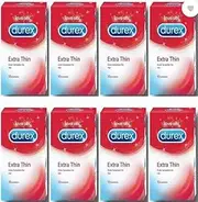 Durex Extra Thin Condoms (Pack Of 80)