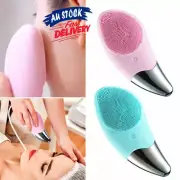 Silicone Cleansers Facial Brush Cleaning Massager Electric Skin Cleaner Massage