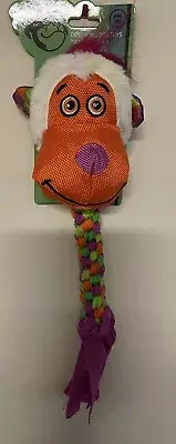Multipet Pet Envy Braided Rope Animals Monkey 15 in