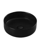 Forme Pebble Matte Black Above Counter Basin Pebble basin