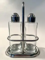 Williams-Sonoma Pinti Inox 18/10 Cruet Set Made in Italy NWT