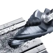 Titanium Four Spiral Flute Cobalt Step Drill Bits,1/4"-3/4" Impact Unibit Pro Ma