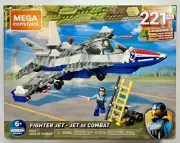 Mega Construx Fighter Jet GNY53 Wonder Builders 221 Pieces (NEW)