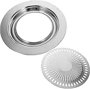 Heavy Duty Stainless Steel BBQ Grill Plate for Indoor Outdoor Cooking Nonstick Stovetop Griddle for Home Use Versatile Korean Style Grill Pan for Electric Stoves