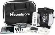 Houndware HW777 Dog Training Collar Combo (Whistle, Treat Bag) Anti Barking Device for Dogs with Remote, Shock, Vibration, Beep Tone, Bark Control, Dog Bark Collar for Small Medium Large Dogs