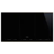 Smeg 90cm Dolce Stil Novo Induction Cooktop - Black/Copper