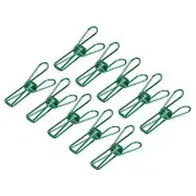 Tablecloth Clips, 55mm Carbon Steel Clamps for Fix Table Cloth, Green 25 Pcs