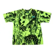 Ridgeline Heartland Mens Fleece T-Shirt Yellow Camo XS - Yellow