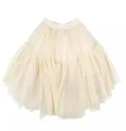 MONNALISA COUTURE BNWT ONE OF A KIND STUNNING GIRLS SKIRT , SPECIAL AND RARE