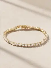 [Suzanne Kalan] Suzanne Kalan - 18-karat Gold Diamond Bracelet - 17 17 Gold