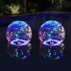 Solar Floating Pool Balls, 7 Inch LED Colored Lights, Waterproof Solar Powered