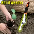 Tool Garden Hand Weed Puller Remover Handle Gardening Root Steel With Wooden