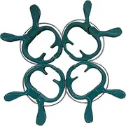 [Wemomo] Plastic Plant Clip, 2024 Upgraded Plant Secured Clips, Garden Plant Clips for Climbing Plants, Plastic Trellis Clips for Support Tomato Grape Vine Vegetables (S+L, Turtle Shaped, 100, WM001)