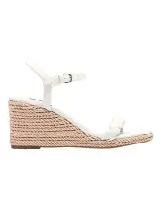 [Nine West] Tammie Wedge Sandal in White