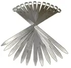 2 cm WIDE FLAT Stainless Steel Skewers 1 DOZEN
