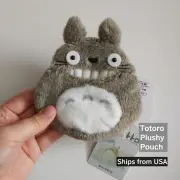 My neighbor Totoro Shaped Plushy Mini Pouch/ Ghibli / Ships from CA / Smile