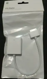 Apple iPad iPhone 30 Pin Dock Connector To VGA Adapter NEW
