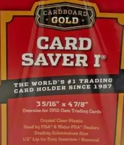 Cardboard Gold Card Saver 1 - 15 Count PSA BGS SGC CGC Graded Submission Holders