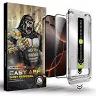 Tempered Glass Screen Protector with Easy Install Kit iPhone 15 PRO MAX PLUS