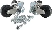 Ernie Ball Amp Caster Set Deluxe Pop-in Socket