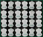 * 24 ELECTRODE PADS for TENS / DIGITAL THERAPY MACHINES 3" x 2"