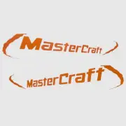 MasterCraft Boat Brand Decal Set 750706 | OEM 2007 Pro Wakeboard Orange