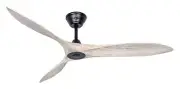 Dc Ceiling Fan with Remote Control Eco Airscrew Black & White 152cm