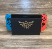 Gold Hylian Crest Zelda Nintendo Switch Dock Sock Cover