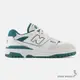 New Balance 550 男鞋 女鞋 休閒鞋 白綠【運動世界】BB550STA-D