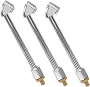 NOLITOY 3pcs Metal Tire Inflator Nozzle Locking Air Chuck for Car Bicycle Motorbike Quick Connect Air Chuck Fitting