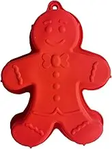 Lyricalist Christmas Gingerbread Cake Mold,Christmas Gingerbread Man Cake Pan - Gingerbread Man Silicone Mold, Christmas Gingerbread Man Cake Pan for Christmas