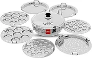 QSEC Stainless Steel Induction Base Idli Maker Multi Kadai Idli Steamer & Idli Cooker With 7 Plates | 2 Mini Idli | 2 Idli | 2 Dhokla | 1 Momo, 4 Liter…