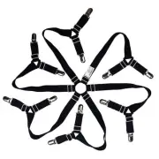 Toweter Adjustable Elastic Fitted Sheet Straps,Crisscross Bed Sheet Fasteners...